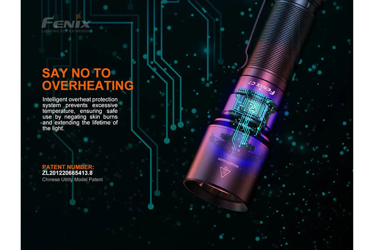 Fenix 3000 Lumen High-Performance Rechargeable Flashlight - F FX-C7 Fenix