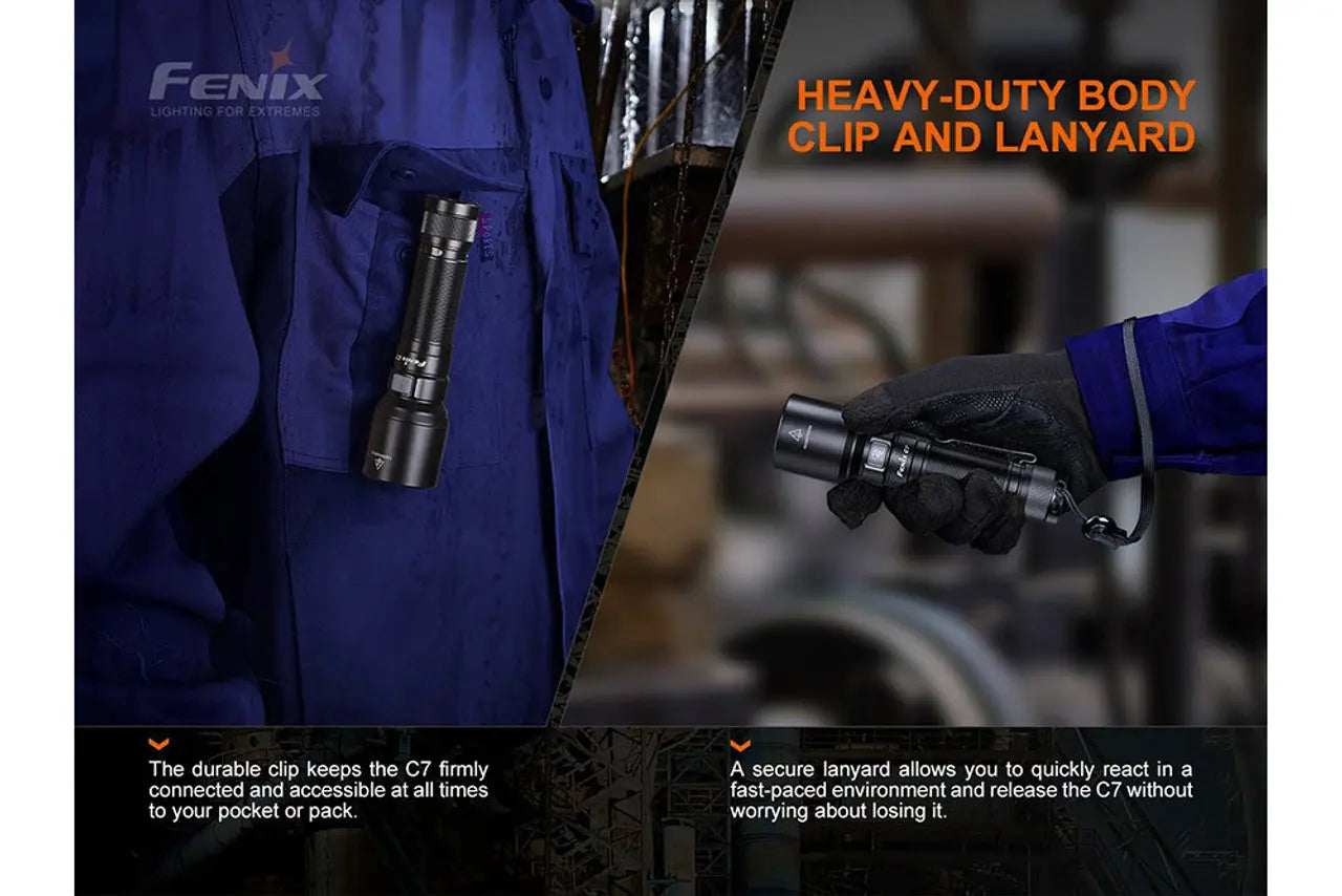 Fenix 3000 Lumen High-Performance Rechargeable Flashlight - F FX-C7 Fenix
