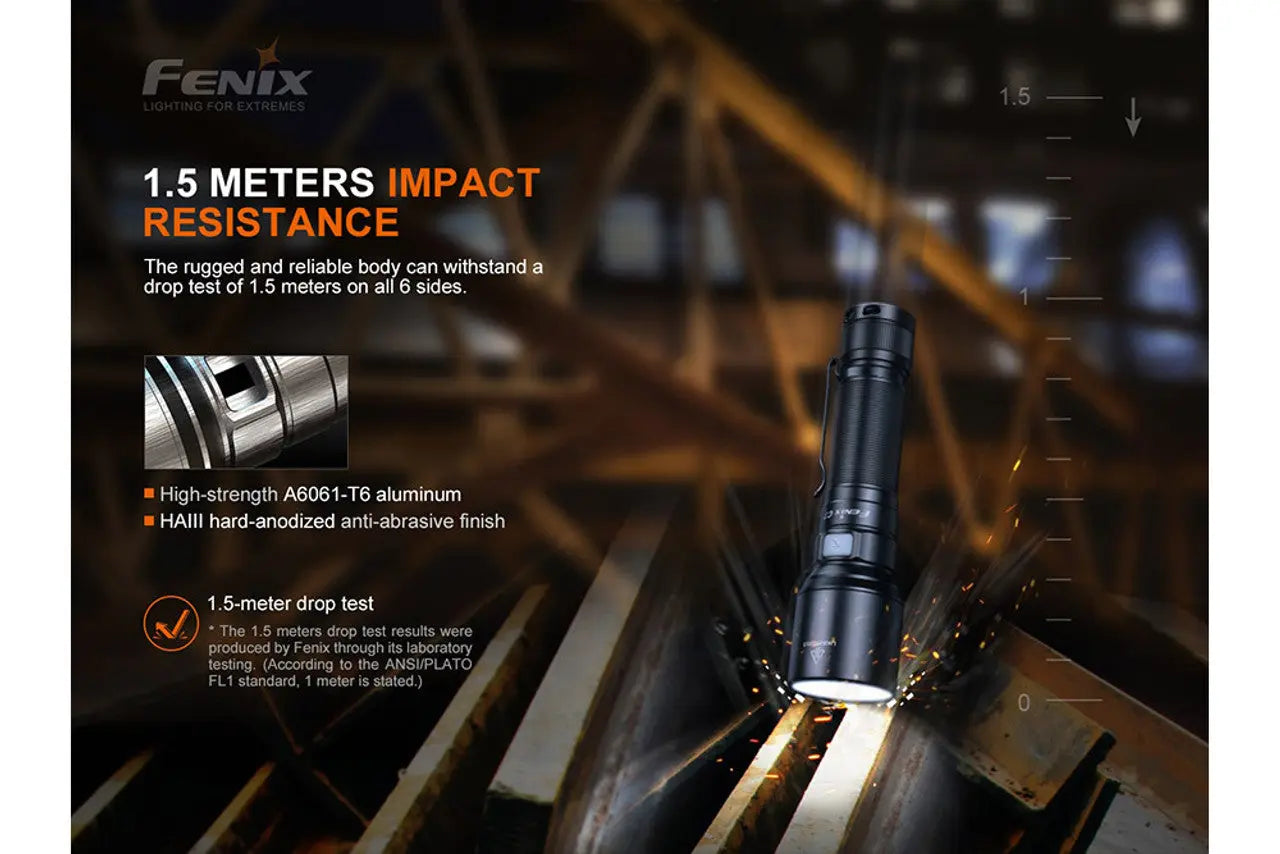 Fenix 3000 Lumen High-Performance Rechargeable Flashlight - F FX-C7 Fenix