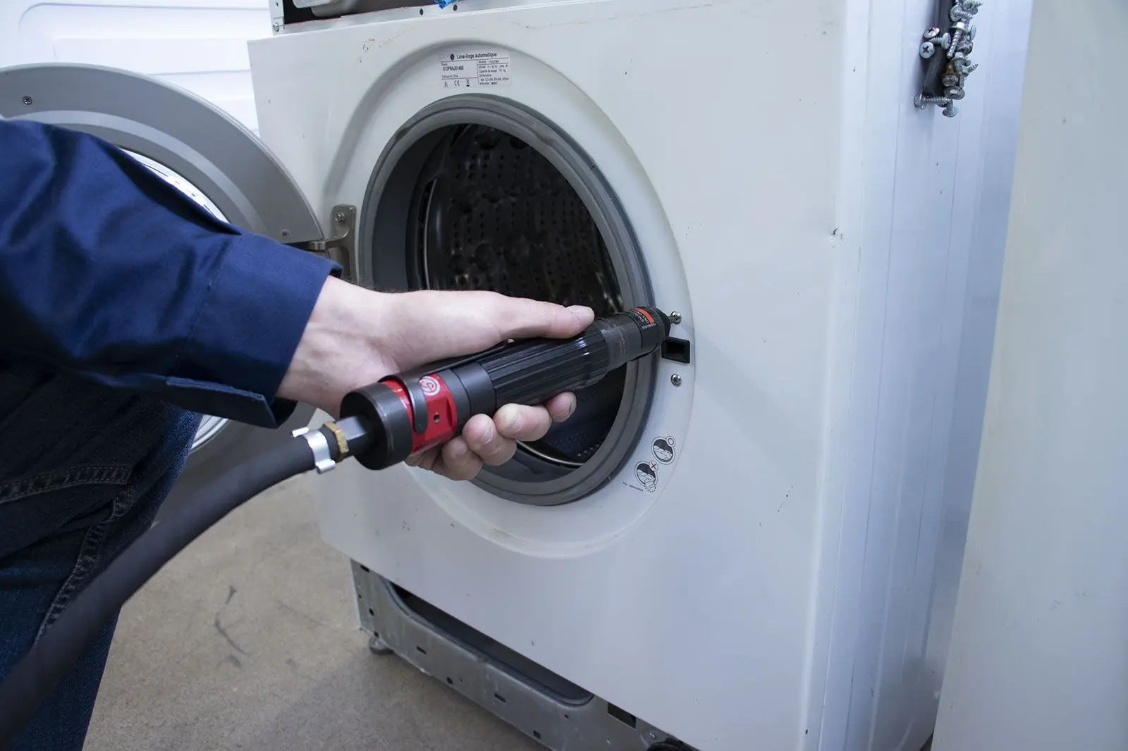 Chicago Pneumatic 1/4 in Hexagon Straight Cushion Pneumatic Screwdriver - CP 6151630090 Chicago Pneumatic