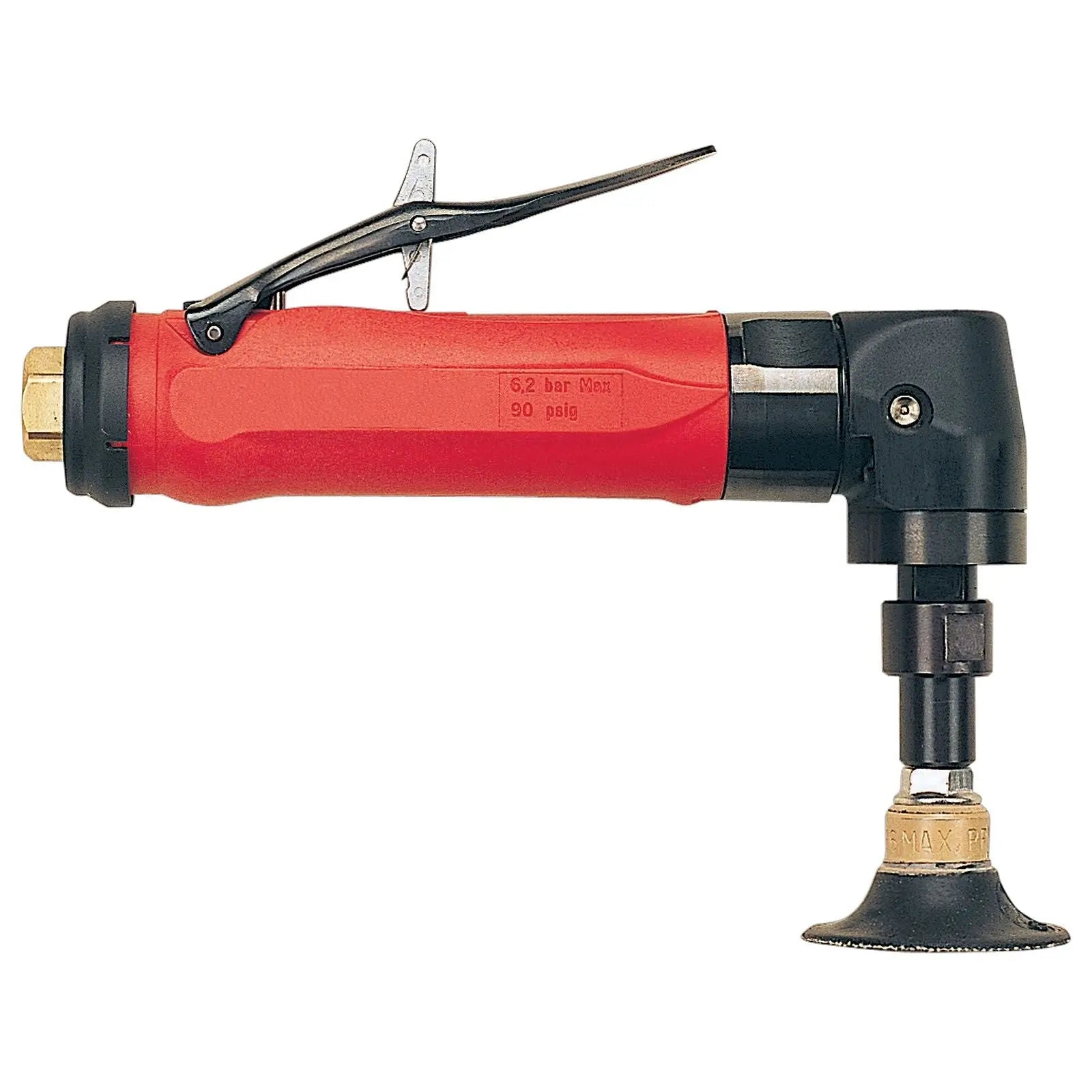 Chicago Pneumatic 300 Series Front Exhaust Short Angle Grinder/Sander, 6mm Clamp - CP 6151702060 Chicago Pneumatic