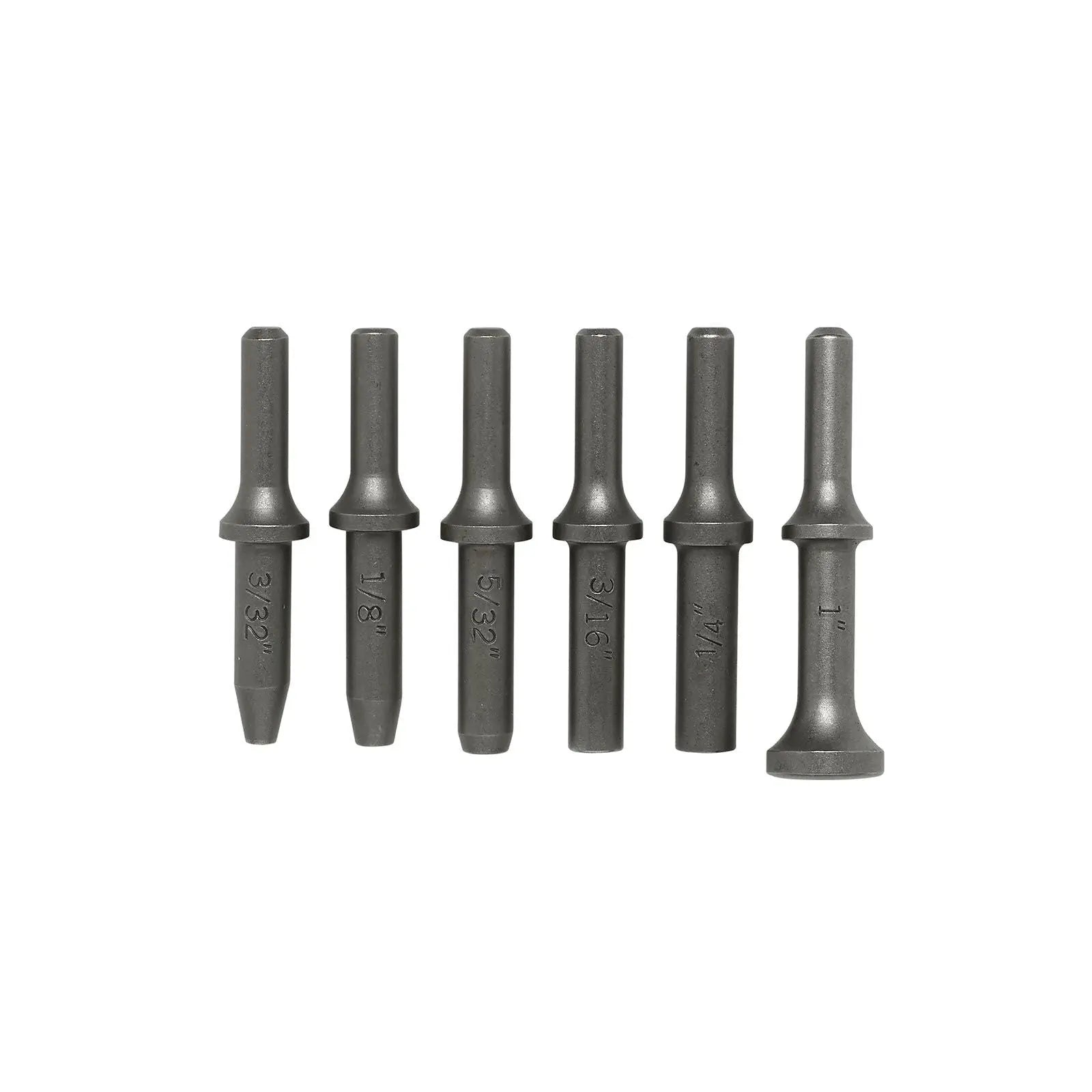 Chicago Pneumatic Set of 6 Chisel Rivet Kit for Hammer CP4282-3-4 - CP 6153609400 Chicago Pneumatic