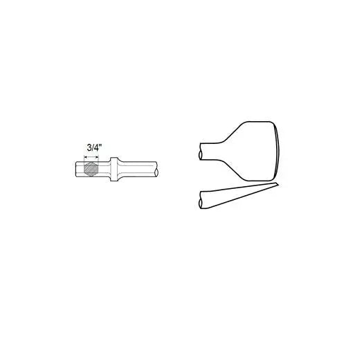 Chicago Pneumatic 3/4 in Hexagon Scraper Shank - CP 6158040970 Chicago Pneumatic