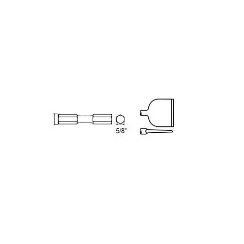 Chicago Pneumatic Hexagon Asphalt Cutter Shank, 5/8 in - CP 6158044410 Chicago Pneumatic