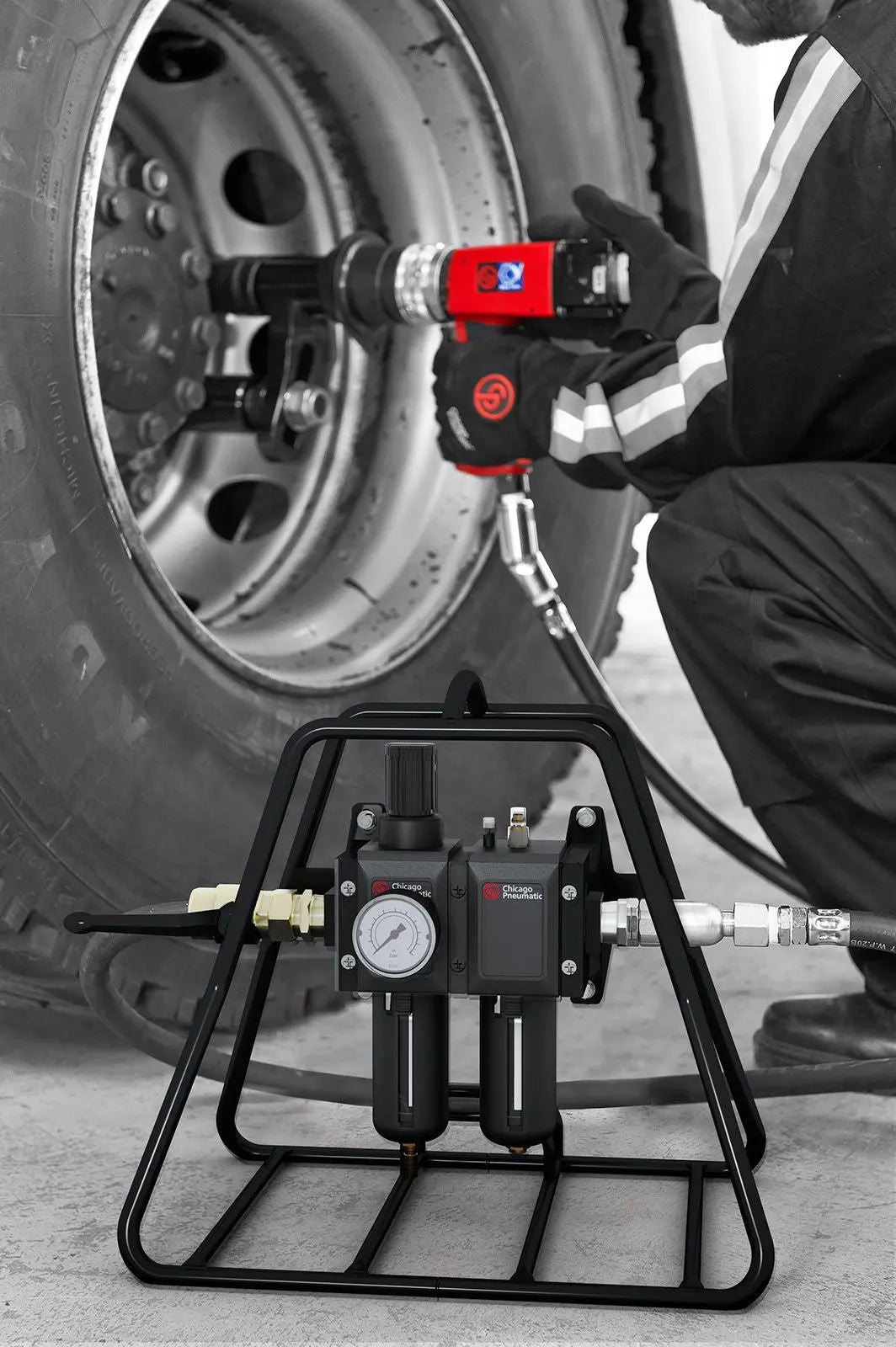 Chicago Pneumatic FRL Air Preparation Torque Control with Adaptor for North America, 3/4 BSP - CP 6158136540 Chicago Pneumatic