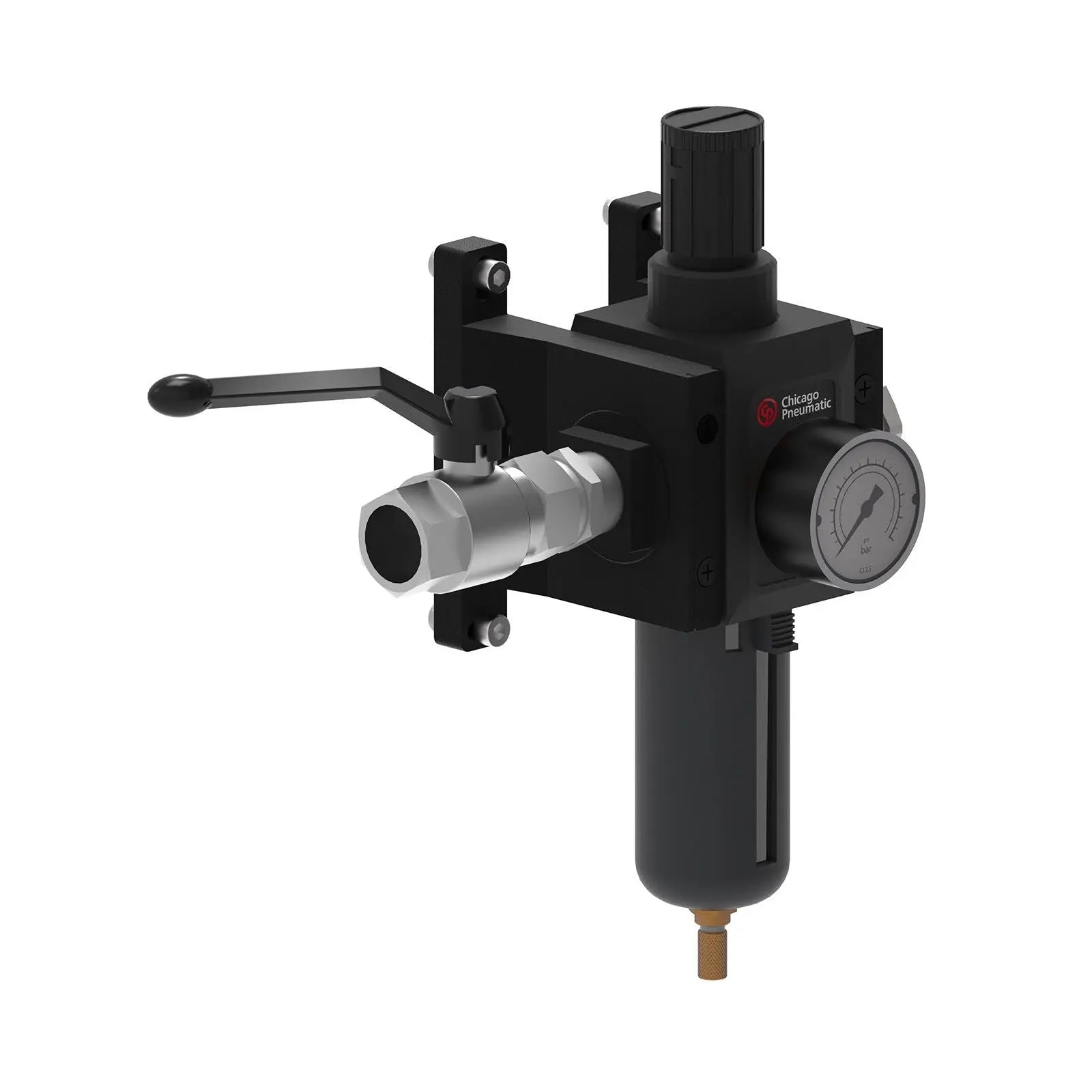 Chicago Pneumatic Air Preparation Efficiency Kit with 3/4 in ID Filter-Regulator - CP 6158136820 Chicago Pneumatic