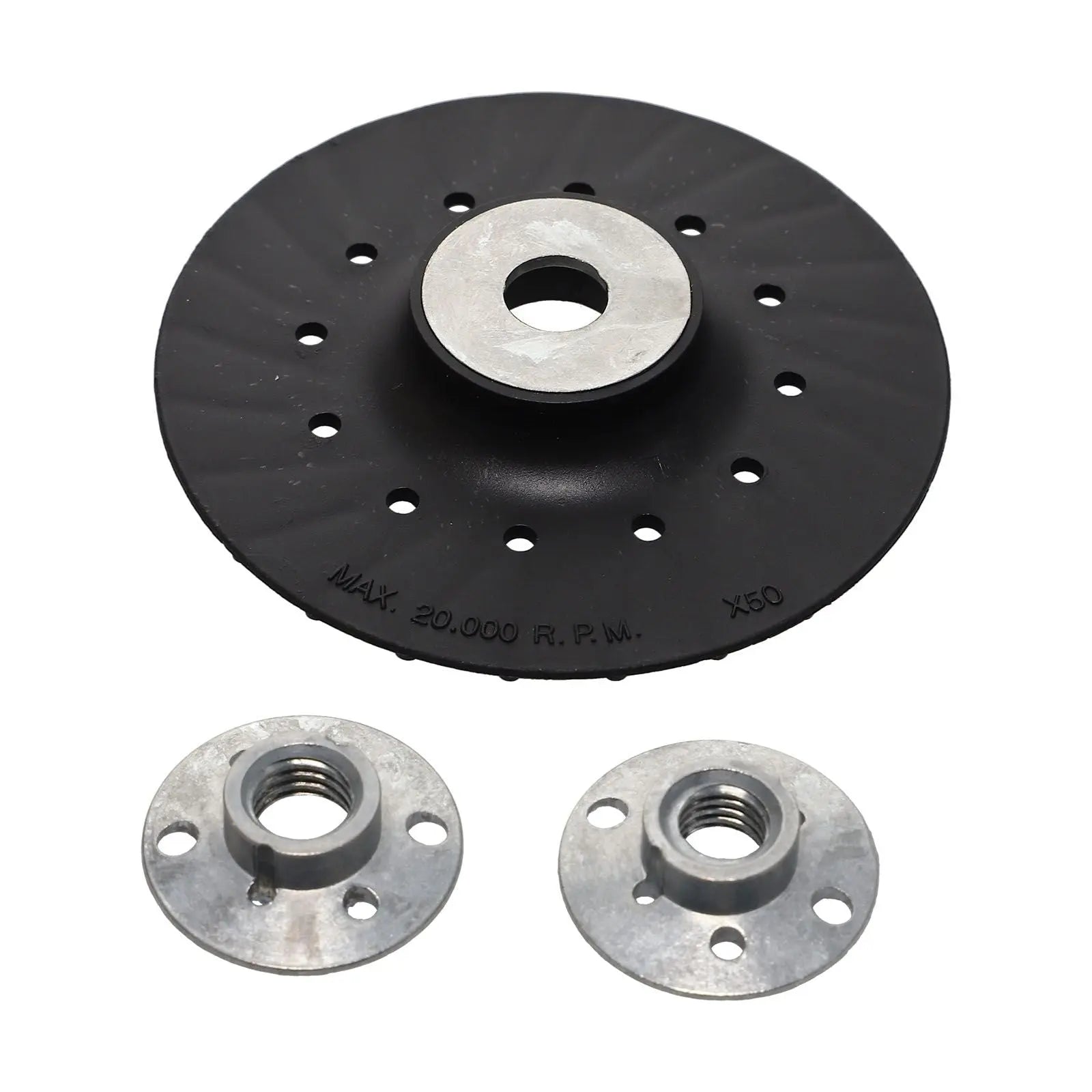 Chicago Pneumatic Set of 2 5 in Arbor Sanding Pad, 5/8 - 11 and M14, CP3450 - CP 6159901910 Chicago Pneumatic