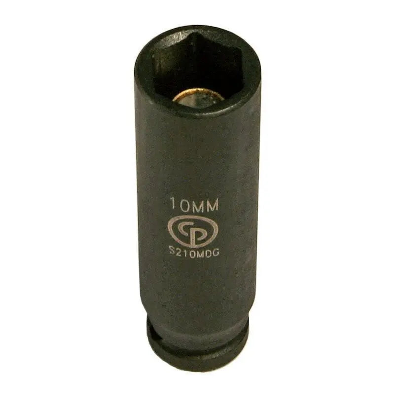 Chicago Pneumatic S210MDG 1/4 in Drive Deep Magnetic Impact Socket, 10mm - CP 8940163767 Chicago Pneumatic