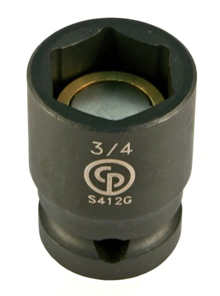 Chicago Pneumatic S412 1/2 in Drive Standard Impact Socket, 3/4 in - CP 8940163935 Chicago Pneumatic