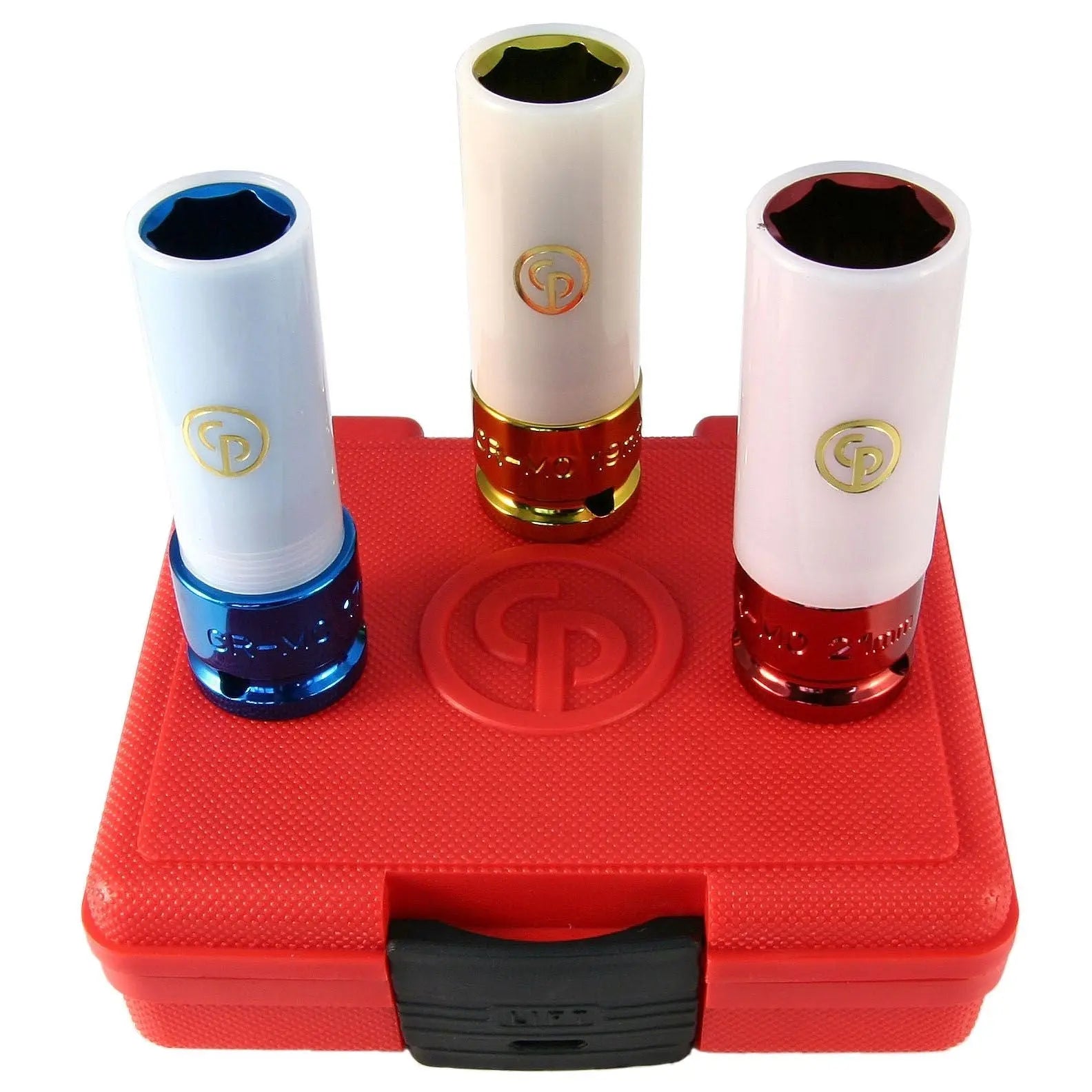 Chicago Pneumatic Set of 3 SS413WP 1/2 in Drive Metric Wheel Protection Impact Sockets - CP 8940164464 Chicago Pneumatic