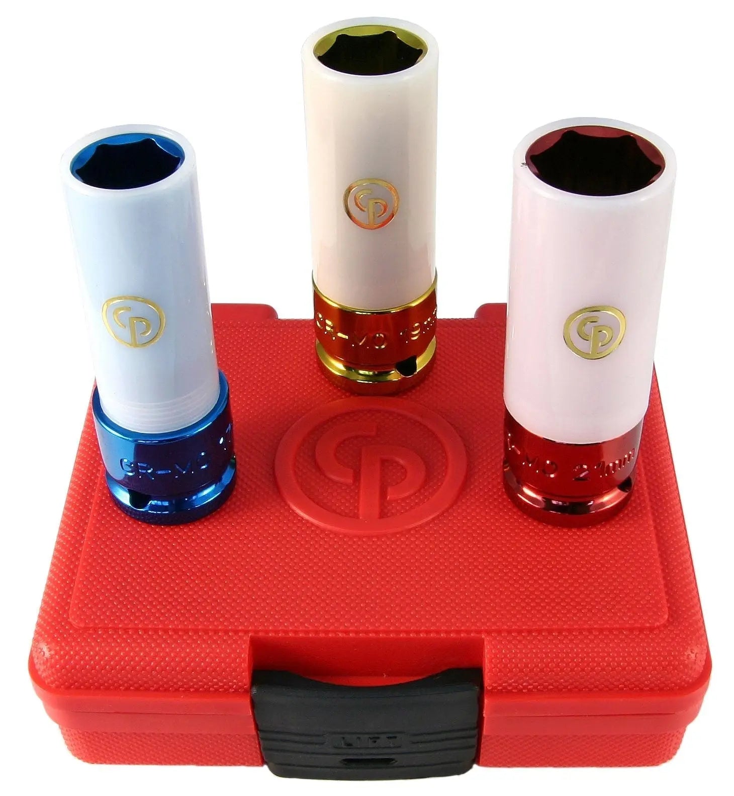 Chicago Pneumatic Set of 3 SS413WP 1/2 in Drive Metric Wheel Protection Impact Sockets - CP 8940164464 Chicago Pneumatic