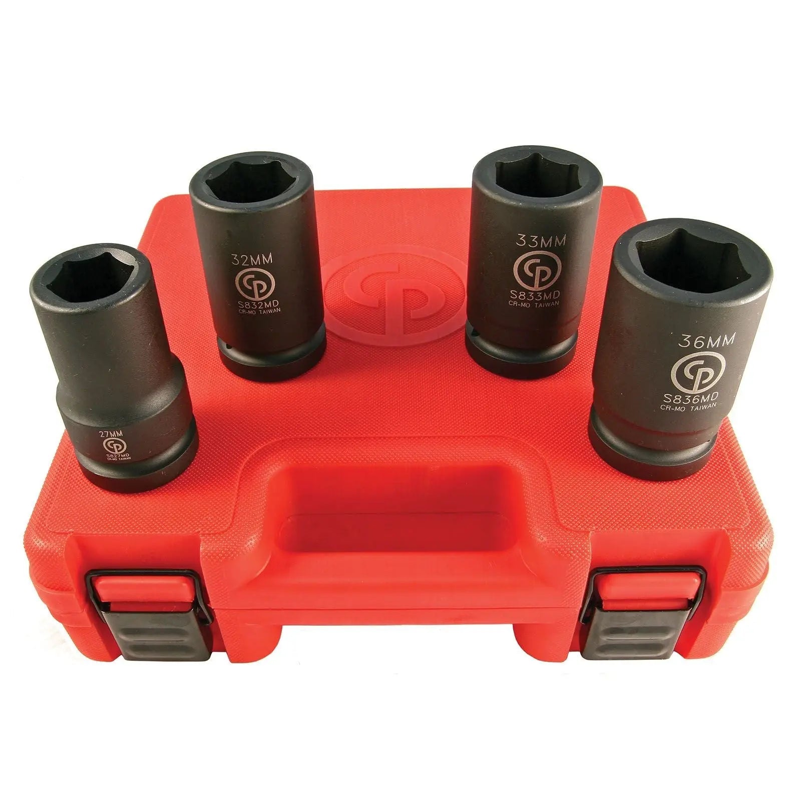 Chicago Pneumatic Set of 4 SS814D 1 in Drive Metric Impact Sockets - CP 8940166016 Chicago Pneumatic