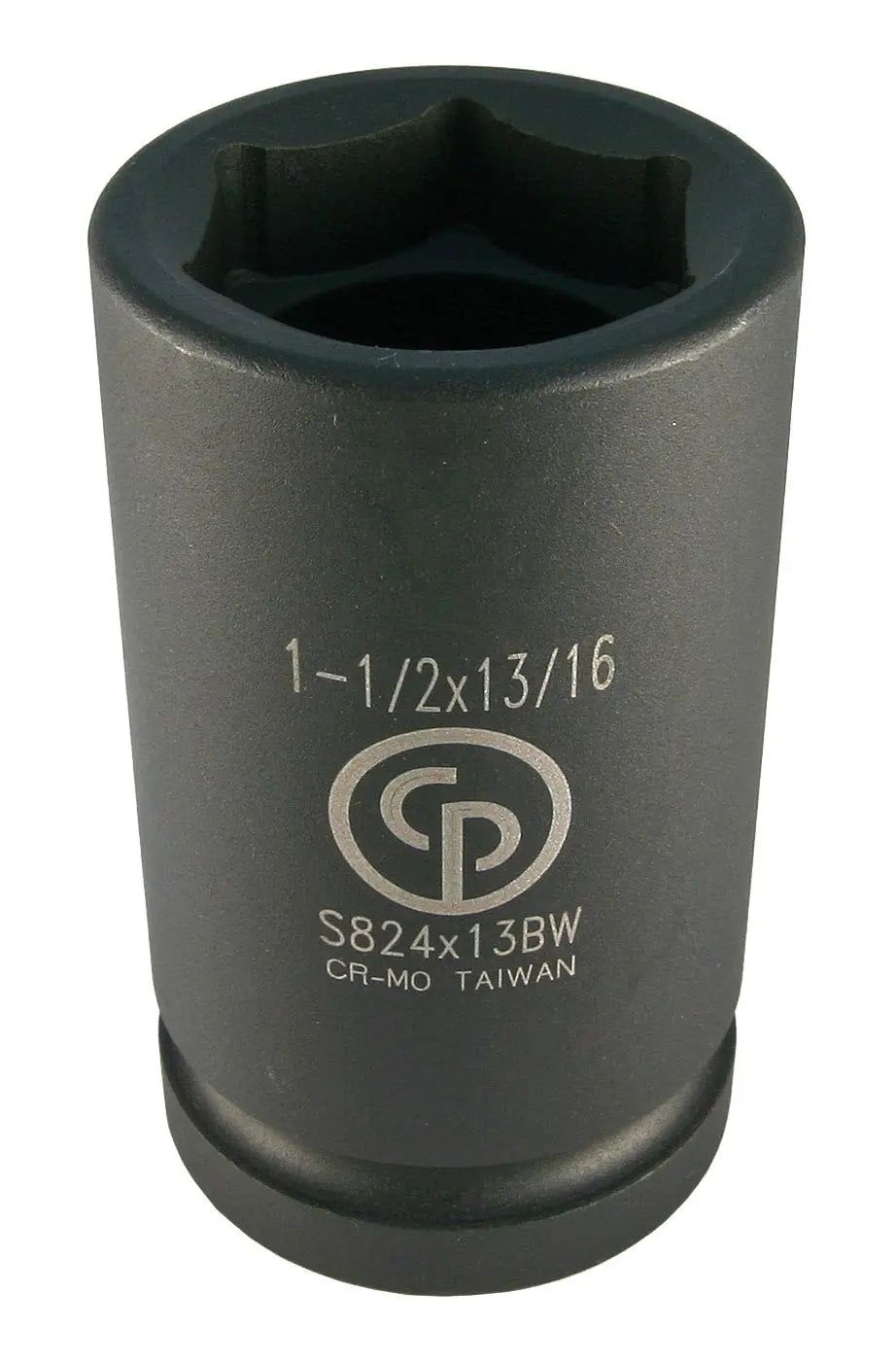 Chicago Pneumatic S824X13BW 1 in Drive Combo Budd Wheel Impact Socket, 1-1/2 x 13/16mm - CP 8940166932 Chicago Pneumatic