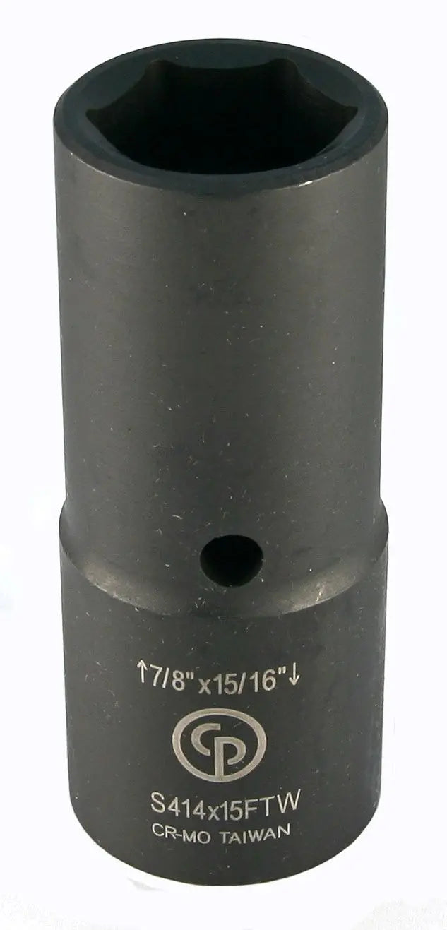 Chicago Pneumatic S414X15FTW 1/2 in Drive Flip Thin Wall Impact Socket, 7/8 x 15/16 - CP 8940166938 Chicago Pneumatic