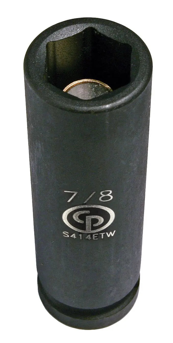 Chicago Pneumatic S414ETW 1/2 in Drive Deep Thin Wall Impact Socket, 7/8 in - CP 8940167727 Chicago Pneumatic