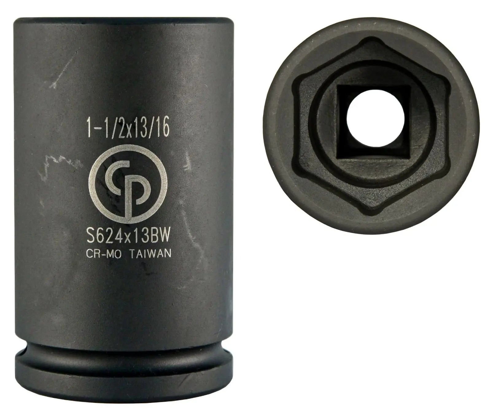 Chicago Pneumatic S624X13BW 3/4 in Drive Combo Budd Impact Socket, 1-1/2 x 13/16 in - CP 8940167734 Chicago Pneumatic