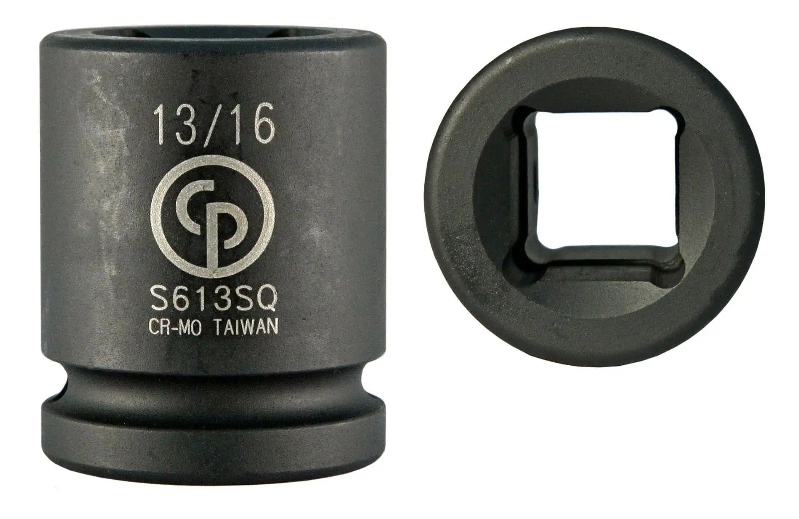 Chicago Pneumatic S613SQ 3/4 in Square Drive Impact Socket, 13/16 in - CP 8940167735 Chicago Pneumatic