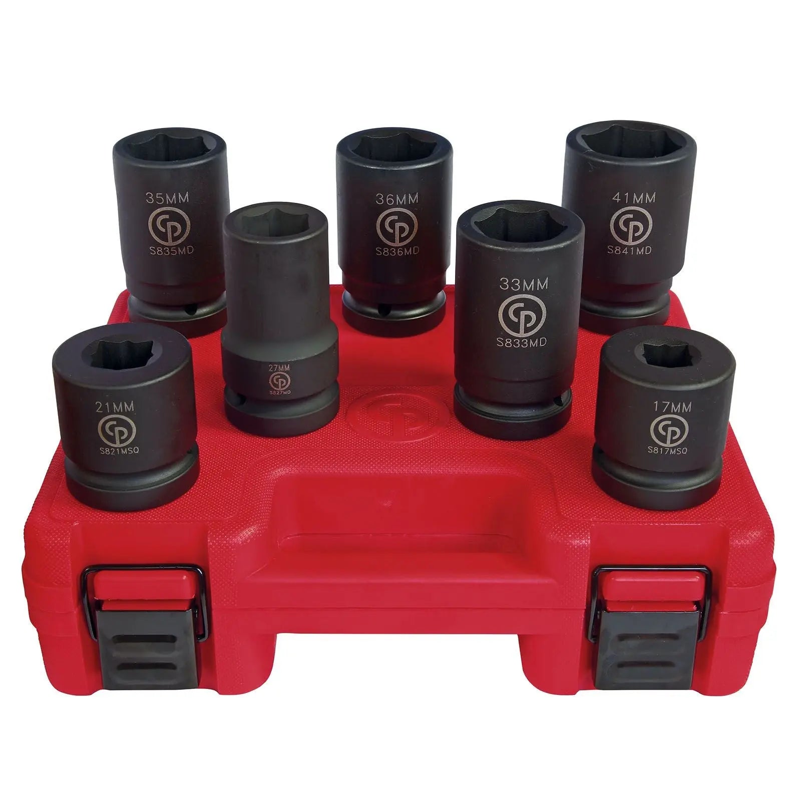 Chicago Pneumatic Set of 7 SS8107WS 1 in Drive Impact Sockets - CP 8940167877 Chicago Pneumatic