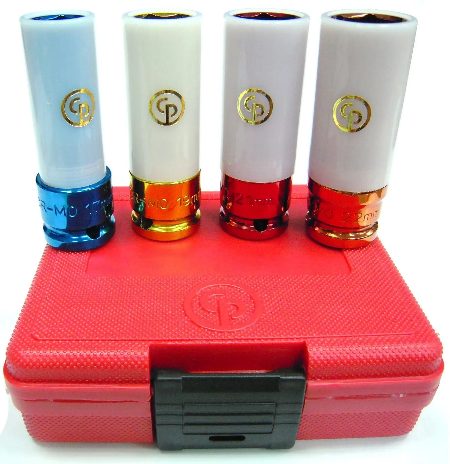 Chicago Pneumatic Set of 4 SS414WP 1/2 in Drive Metric Wheel Protection Impact Sockets - CP 8940168375 Chicago Pneumatic
