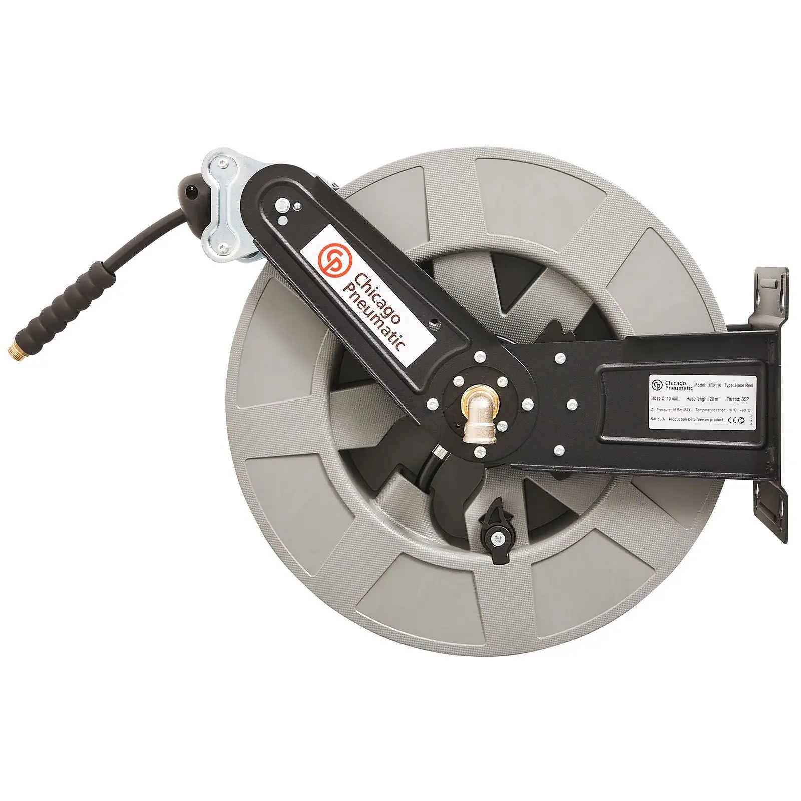 Chicago Pneumatic Hose Reel, 10mm, NPT, HR9110 - CP 8940172000 Chicago Pneumatic