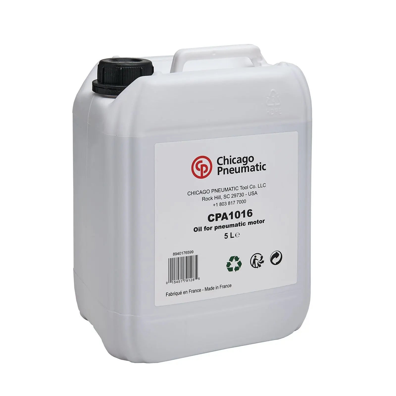 Chicago Pneumatic CPA1016 Motor Oil, 5 Liter - CP 8940176599 Chicago Pneumatic