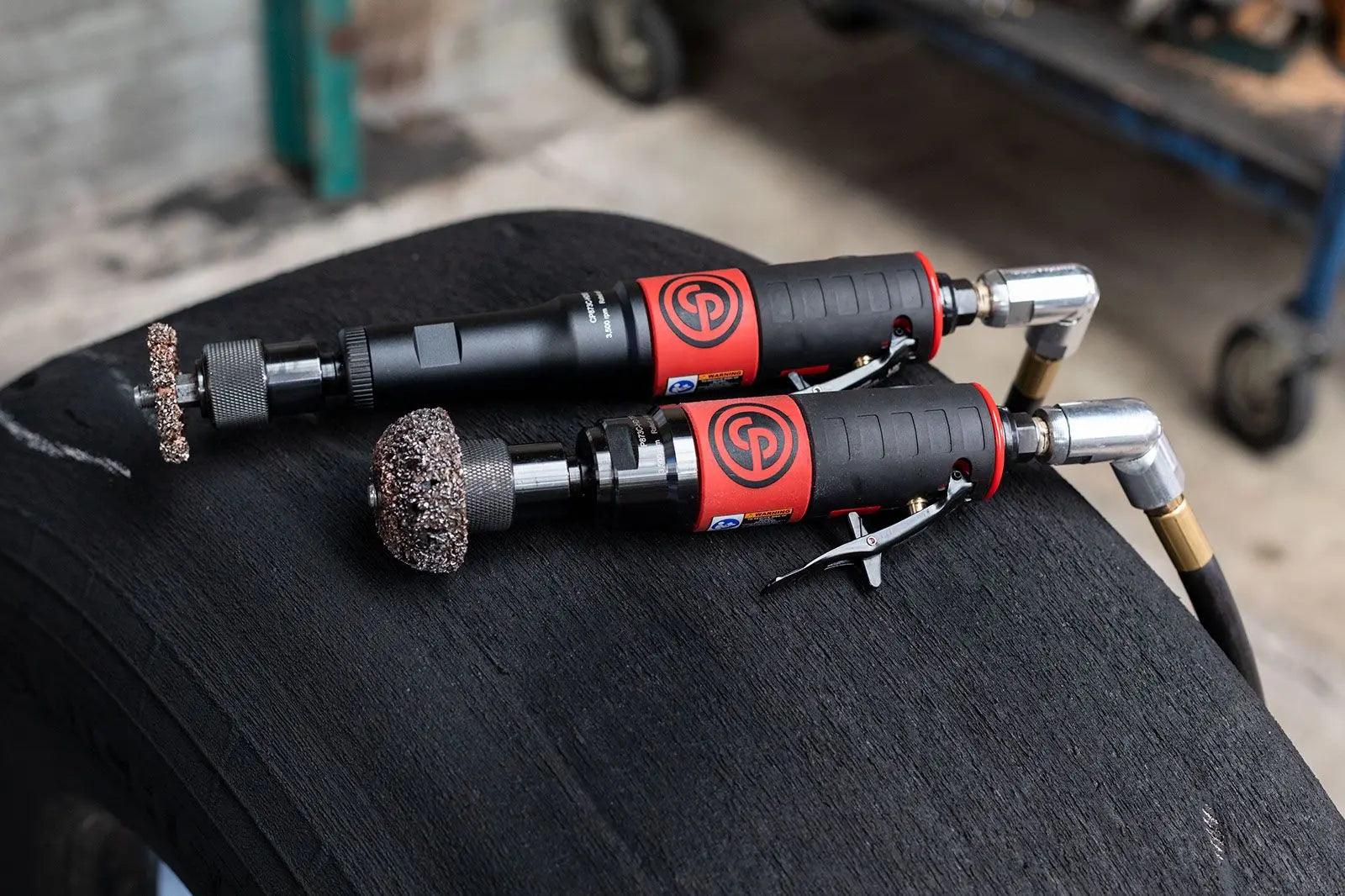 Chicago Pneumatic Low Speed Short Light Duty Tire Buffer - CP 8940177048 Chicago Pneumatic