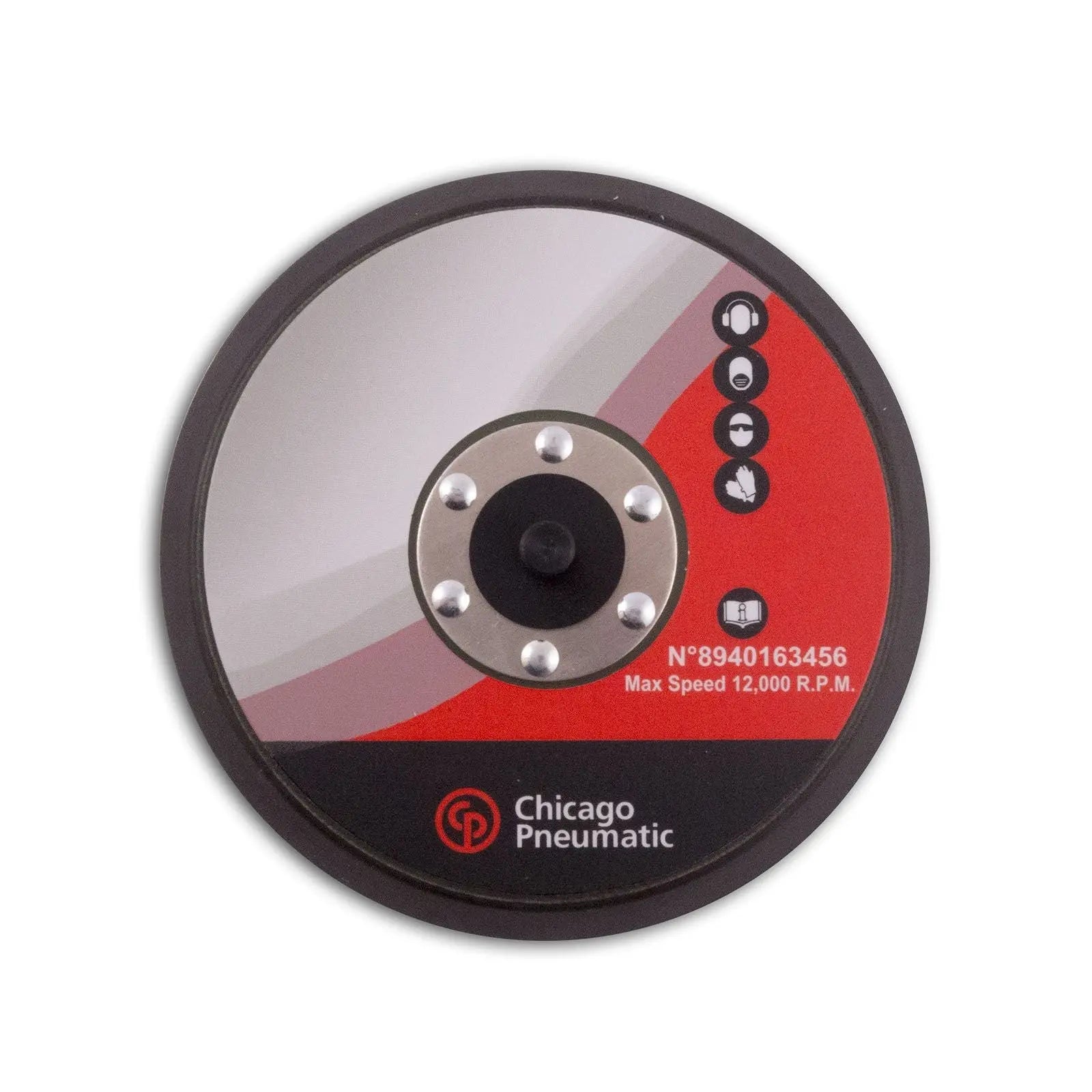 Chicago Pneumatic 6 in PSA Backing Pad without Hole - CP CA145098 Chicago Pneumatic