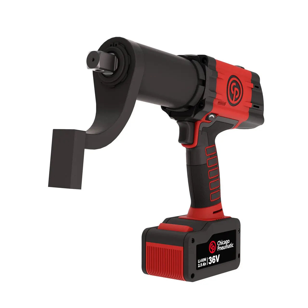 Chicago Pneumatic CP8626CQ Cordless Torque Wrench | CP86 Series | 5 RPM | 520-1.910 (ft-lb) Torque Range | 1" Square Drive 6151570050 Chicago Pneumatic