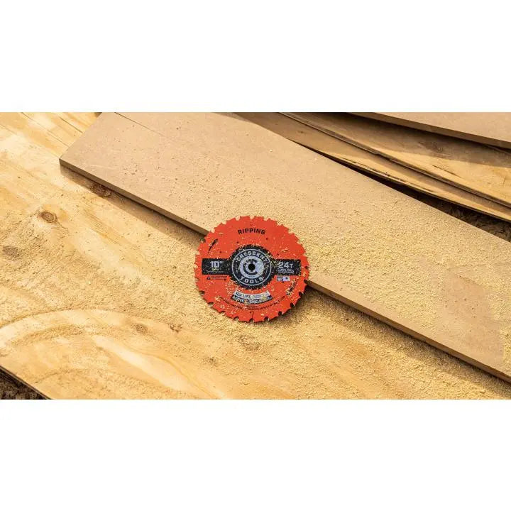 CRESCENT Ripping Circular Saw Blade, 10 in x 24-Tooth - GW CSBRP-1024 Saw Blade CRESCENT