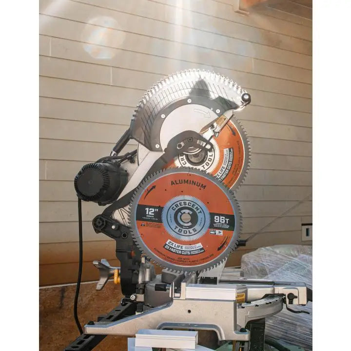 CRESCENT Medium Aluminum Circular Saw Blade, 5-3/8 in x 50-Tooth - GW CSBAM-550 Saw Blade CRESCENT