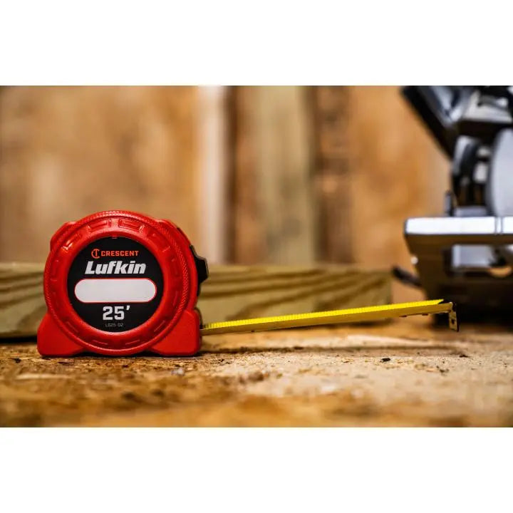 LUFKIN 1 in x 25 ft L600 Series Power Tape Measure - GW L625-02 Measuring Tape LUFKIN