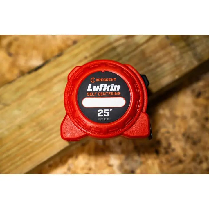 LUFKIN 1 in x 25 ft L600 Series Self Centering Power Tape Measure - GW L625SC-02 Measuring Tape LUFKIN