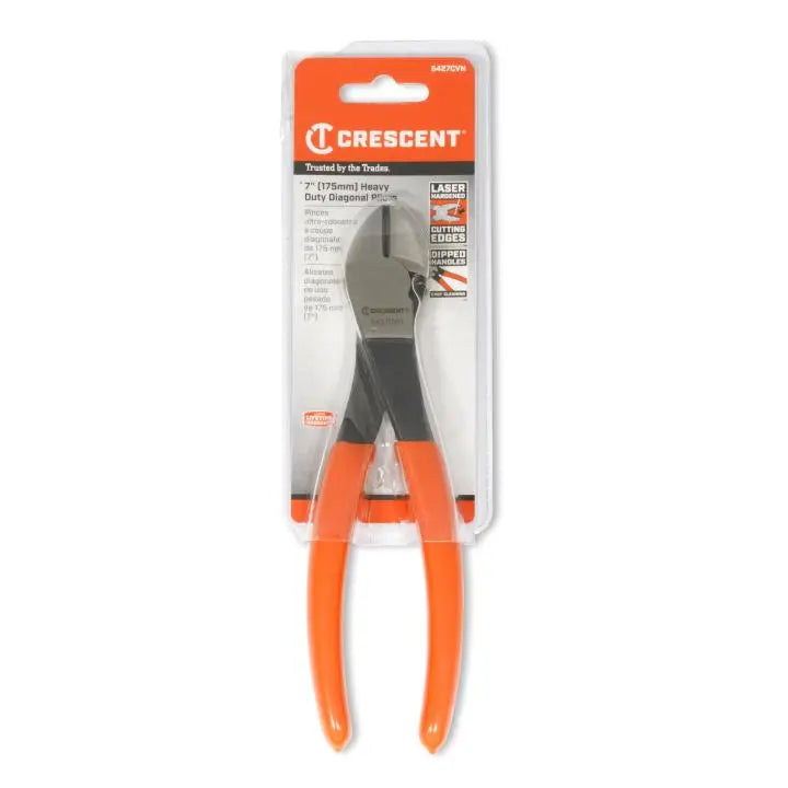 CRESCENT 7" Heavy-Duty Diagonal Cutting Pliers - 5427CVN CRESCENT