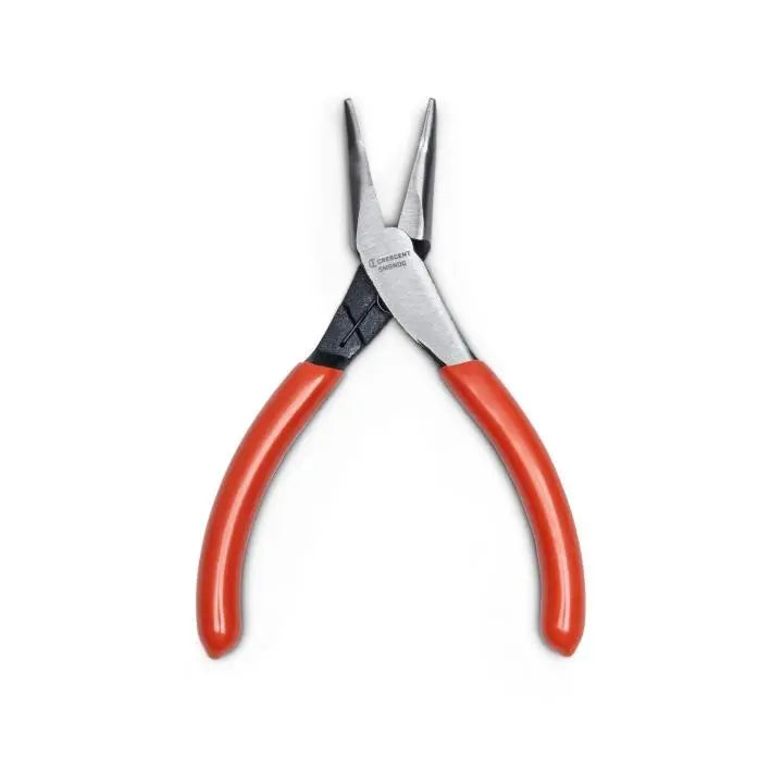 CRESCENT Bent Nose Plier with Mini Dipped Handle, 5 in - GW 5MBNDG Plier CRESCENT