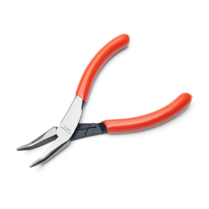 CRESCENT Bent Nose Plier with Mini Dipped Handle, 5 in - GW 5MBNDG Plier CRESCENT