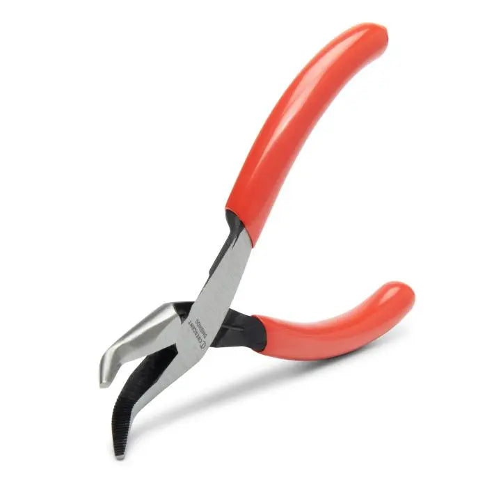 CRESCENT Bent Nose Plier with Mini Dipped Handle, 5 in - GW 5MBNDG Plier CRESCENT