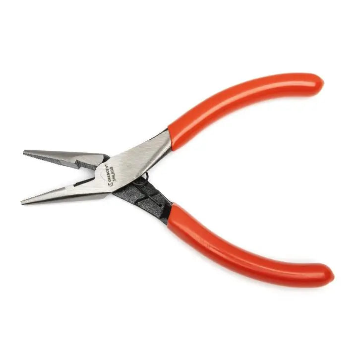 CRESCENT Long Nose Plier with Mini Dipped Handle, 5 in - GW 5MLNDG Plier CRESCENT