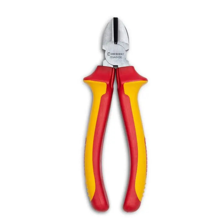 CRESCENT VDE Insulated Diagonal Cutting Plier, 7 in - GW 7DIAGVDE Plier CRESCENT