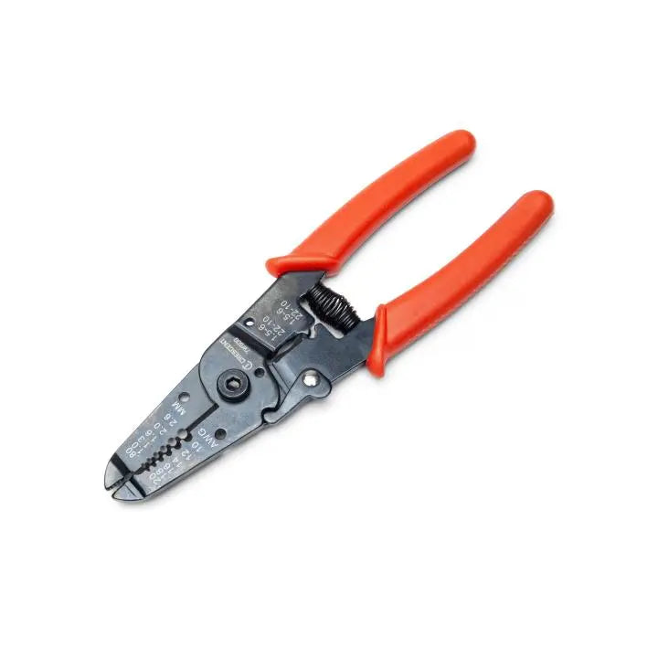 CRESCENT Wire Stripper Plier with Molded Grip, 7 in - GW 7WSDG Plier CRESCENT
