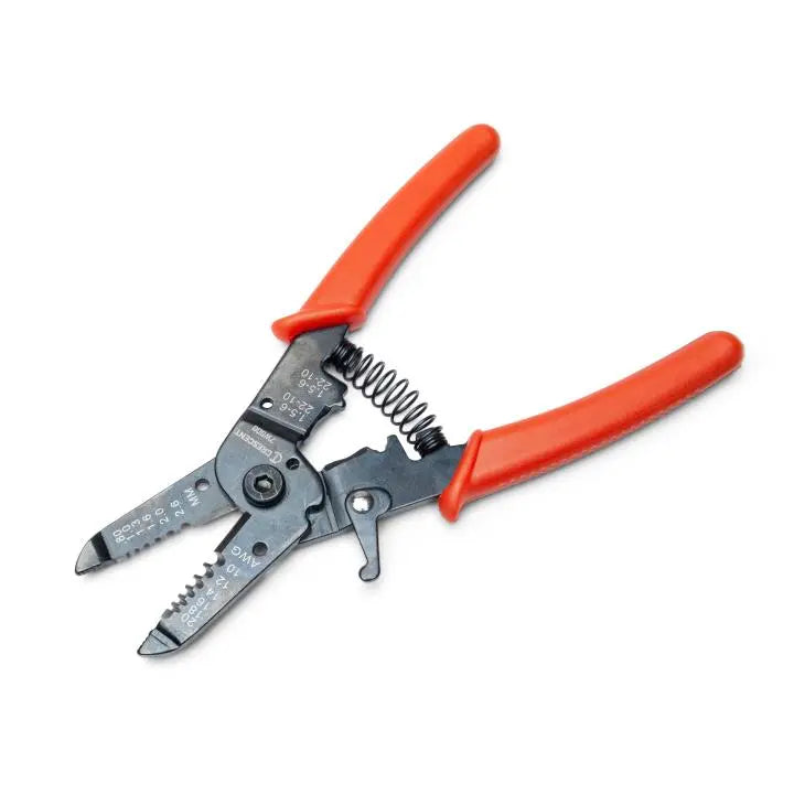 CRESCENT Wire Stripper Plier with Molded Grip, 7 in - GW 7WSDG Plier CRESCENT