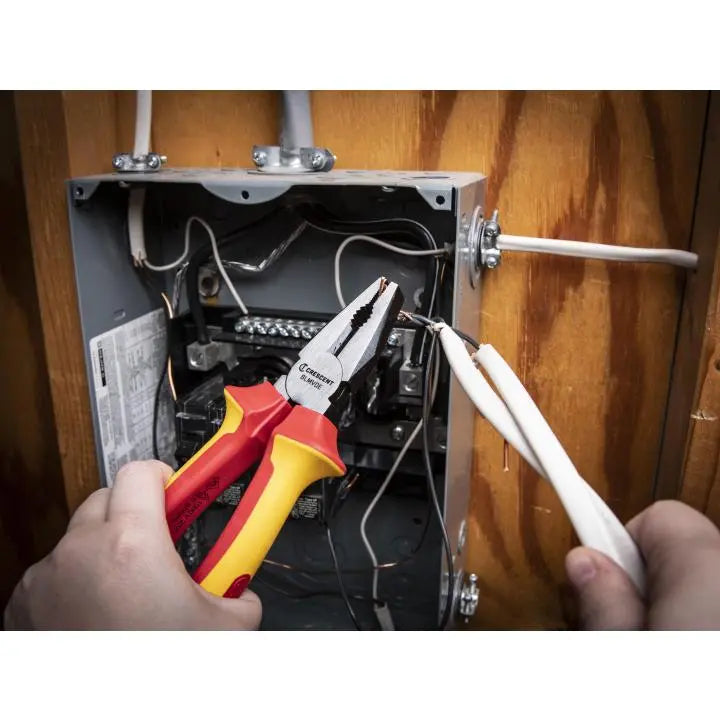 CRESCENT VDE Insulated Lineman's Plier, 8 in - GW 8LMVDE Plier CRESCENT