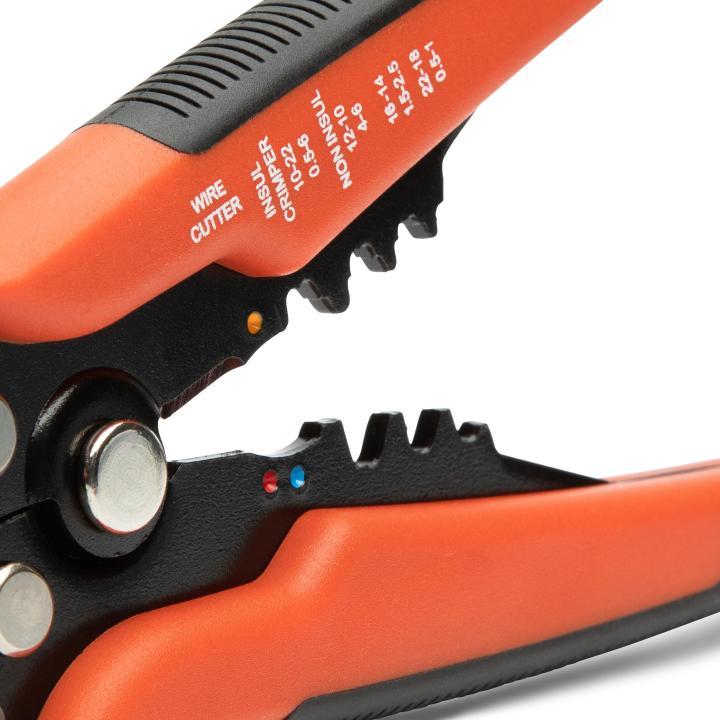 CRESCENT Self-Adjusting Wire Stripper and Cutter, 8 in - GW 8WSCSA Stripper and Cutter