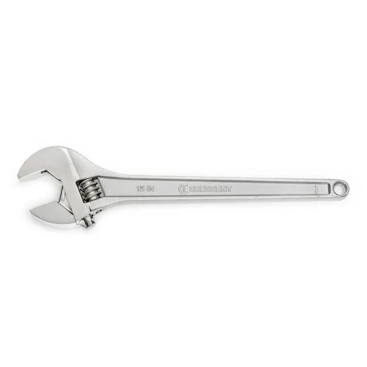 CRESCENT Boxed Tapered Handle Adjustable Wrench, 15 in - GW AC215BK CRESCENT