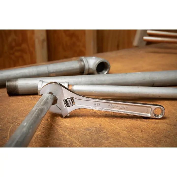 CRESCENT Carded Adjustable Wrench, 8 in - GW AC28VS CRESCENT