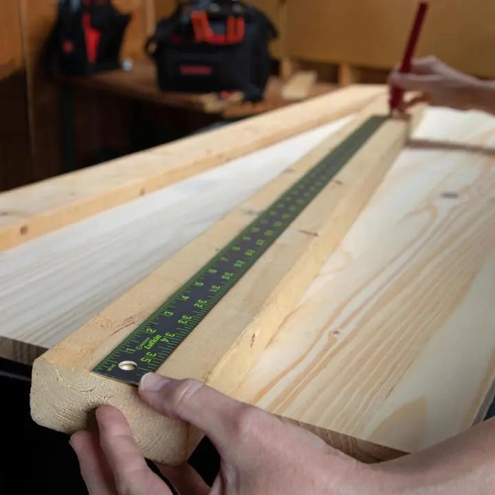 LUFKIN 36 in Nite Eye Aluminum Rule - GW ALR36B Rule LUFKIN