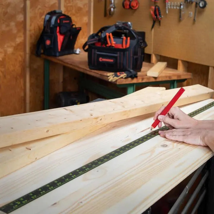 LUFKIN 48 in Nite Eye Aluminum Rule - GW ALR48B Rule LUFKIN