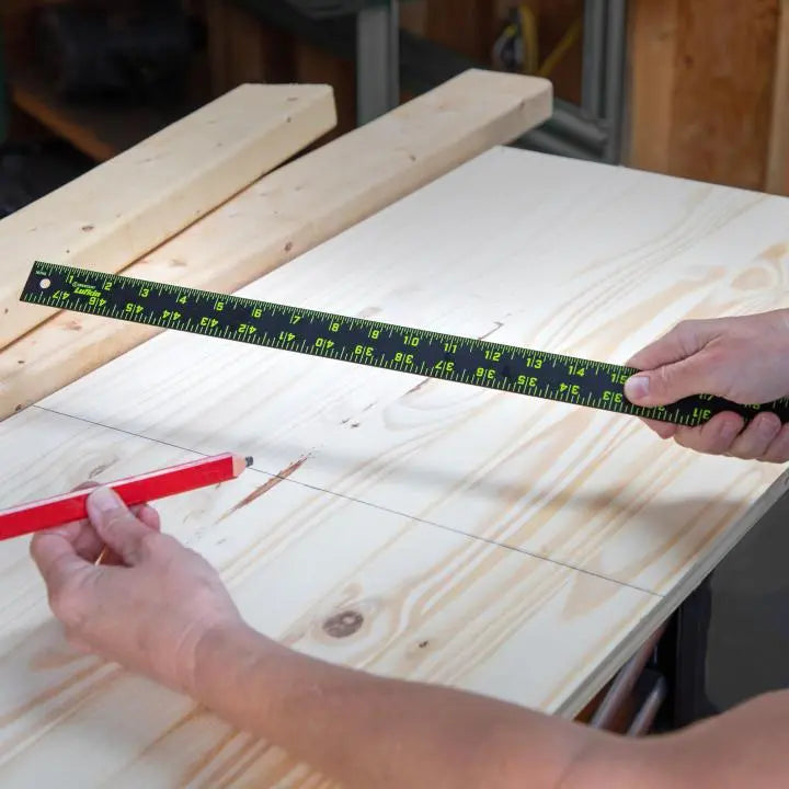 LUFKIN 48 in Nite Eye Aluminum Rule - GW ALR48B Rule LUFKIN