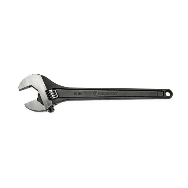 CRESCENT Boxed Black Oxide Tapered Handle Adjustable Wrench, 15 in - GW AT215BK CRESCENT
