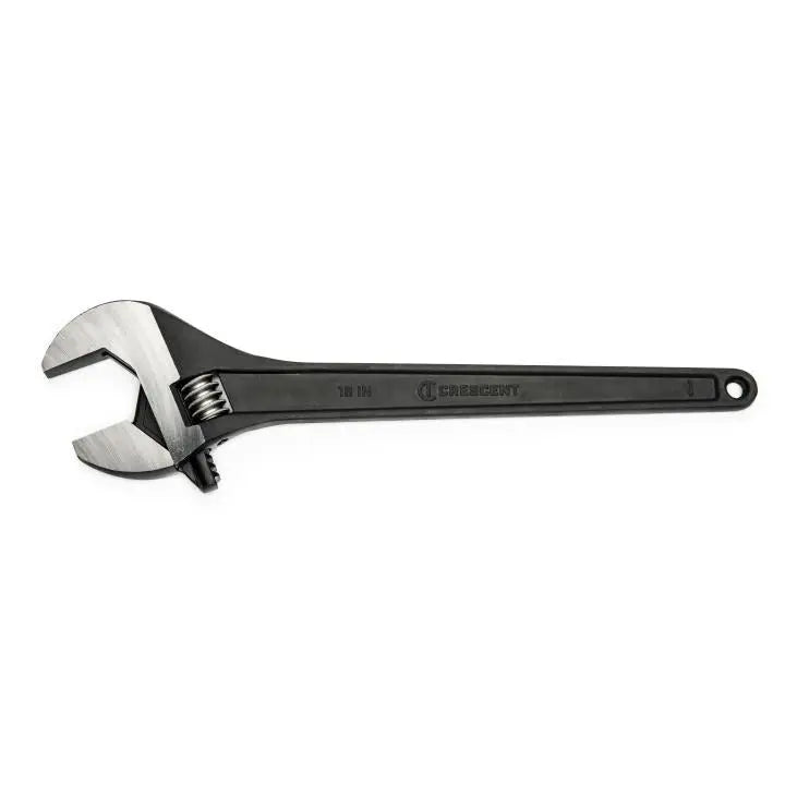 CRESCENT Boxed Black Oxide Tapered Handle Adjustable Wrench, 18 in - GW AT218BK CRESCENT
