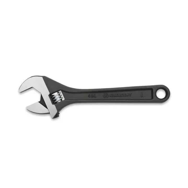 CRESCENT Carded Black Oxide Adjustable Wrench, 4 in - GW AT24VS CRESCENT